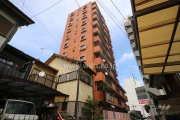 ライオンズマンション矢田の外観（南西側から）