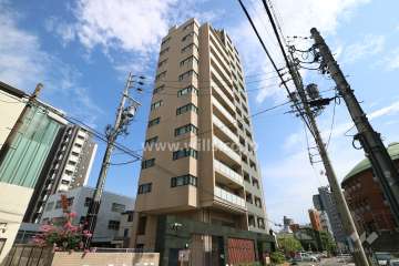 撞木町パークハウスの外観（北西側から）