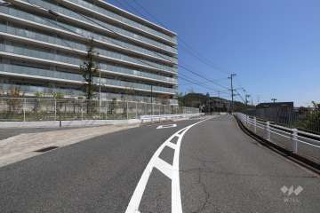 敷地南側の前面道路