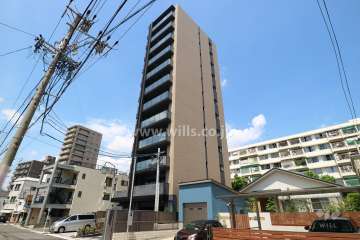 オープンレジデンシア桜通豊前町の外観（南東側から）