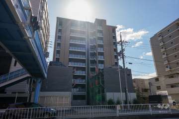 プラセシオン桜山の外観（北東側から）