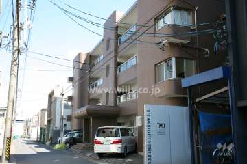 ハイツ白金の外観(南西側から)