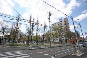 ジャルダン白金公園5番館の遠景