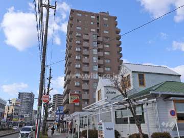ファミール桜山の外観（東側から）