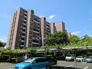 矢田川パークハウスB棟の外観（北東側から）