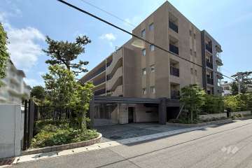 ザ・パークハウス住吉川の外観（北西側から）
