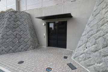 駐輪場の出入り口