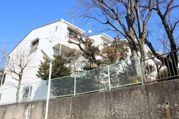 八事本町団地７号棟の外観（北西側から）