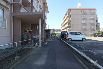 敷地内の通路（東側から）