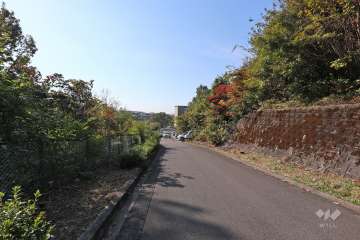 敷地北東側の前面道路