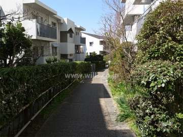 31号棟南側の通路