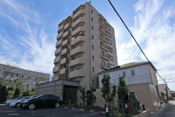 キャッスルハイツ春日井出川町の外観（北西側から）