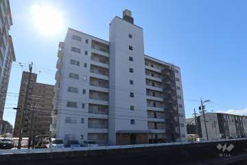 春日井プリンスハイツの外観（北側から）