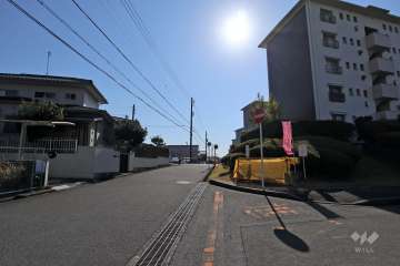 中央台団地の東側道路