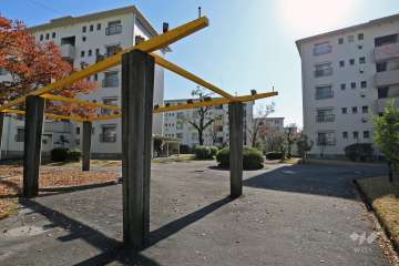 中央台団地内の広場