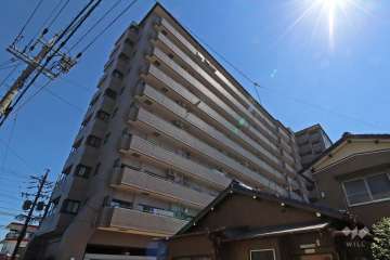 グローリアス春日井中央通の外観（北西側から）