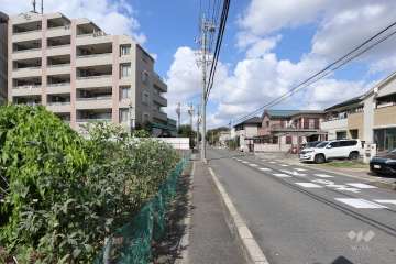 敷地南東側前面道路