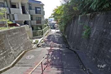 敷地西側の道路