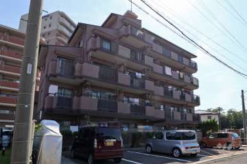 シャトー柏井の外観（西側から）