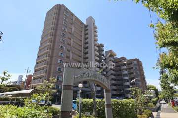 サンハウス長久手さつき館の外観（北西側から）