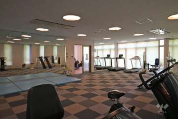 スパハウス（温浴棟）のフィットネスルーム