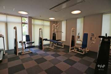 スパハウス（温浴棟）のフィットネスルーム