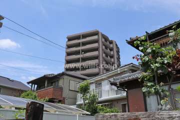藤が丘シティハウスの外観（南東側から）