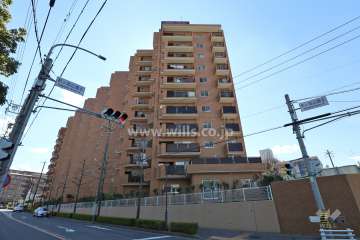 三旺マンション藤が丘東の外観（北東側から）