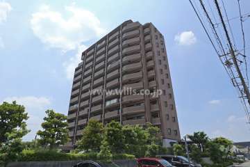 アクシーズ菖蒲池二番館の外観（北東側から）