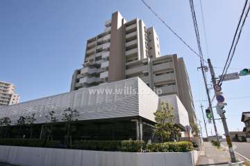 プラウド日進の外観(北西側から)