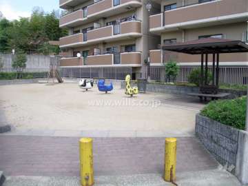 敷地に隣接した公園