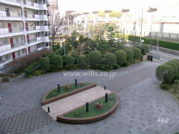 敷地内の植栽は手入れが行き届いています。