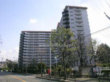 千里スカイハイツの外観（北西側から）