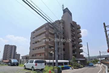 グランドハイツ印場駅前の外観（北東側から）