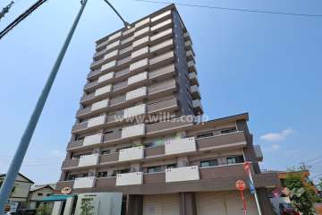 アルファ尾張旭の外観（南東側から）