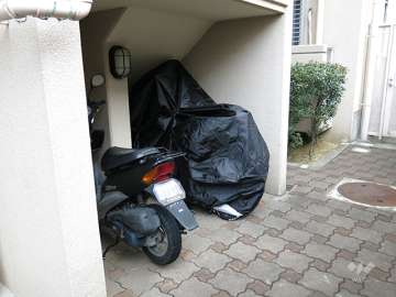 バイク置き場