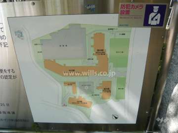 ルネ・ヒューマンズガーデン万博公園南の敷地配置図