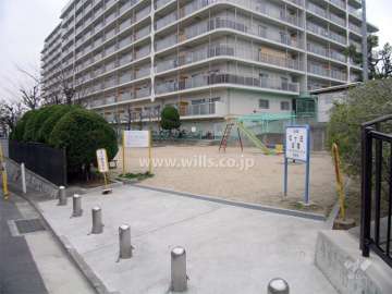 敷地に隣接した公園