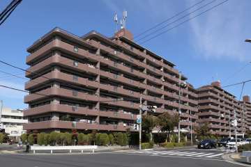ラビデンス荒子川公園1番館の外観（南西側から）