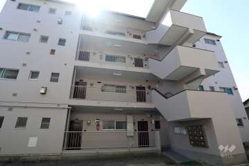 コーポ稲永南館の外観（北側から）