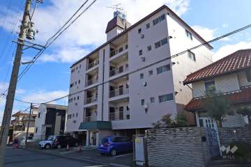 コーポ稲永の外観（北西側から）