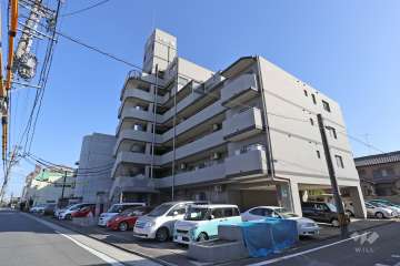 宝マンション本宮公園の外観（北西側から）