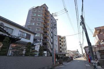 レインボー本宮町の外観（北東側から）