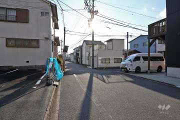 敷地南東側の道路