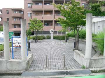 敷地と隣接する公園