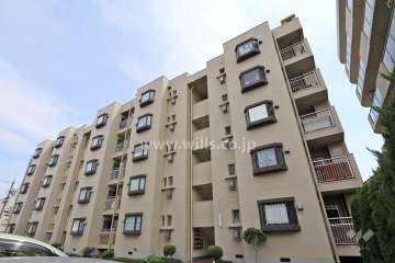 幸心西住宅3号棟の外観（北西側から）