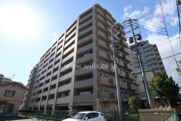 ネオグランデ藤ヶ丘の外観（北東側から）