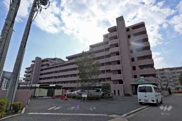 ラクール藤ヶ丘の外観（北西側から）