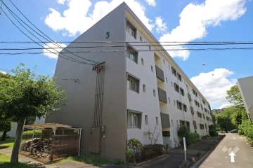森孝東住宅3号棟の外観(北側から)
