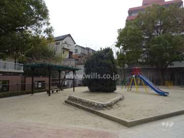 敷地に隣接する「一条池第1遊園」